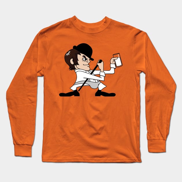 Fightin' Droogs Long Sleeve T-Shirt by huckblade